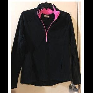 Black polyester sweater